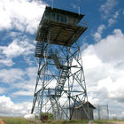 60m 직류 전기로 자극된 레티스 철 군 방위병 탑