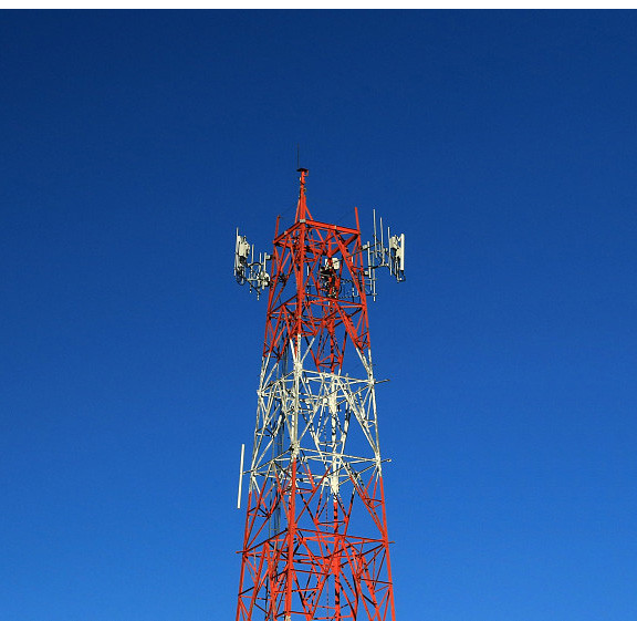4 다리 30m/S Q235 앵글 스틸 통신 탑