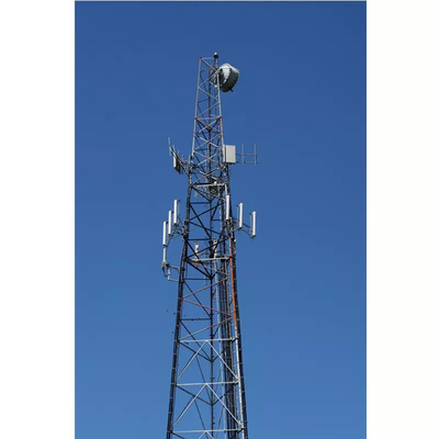 고온 침지 직류 전기로 자극된 관형 강철 타워 30m 60m Gsm 통신 텔레콤