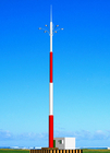 신속한 배치 모노폴 타워 용융 아연 도금 쉬운 설치