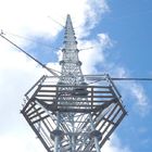 전기 통신 55m 레티스 관형 강철 타워