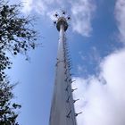 주문 제작된 철골 구조물 15m 마이크로파 통신 타워 유니콤 모바일 신호