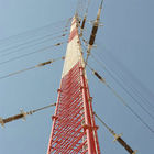 55m 레티스 전기 통신 지선 부전주 타워 주문형  철골과 합금 구조용 강철