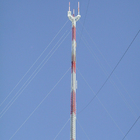 50m Guyed Lattice Tower 전기 통신 마스트